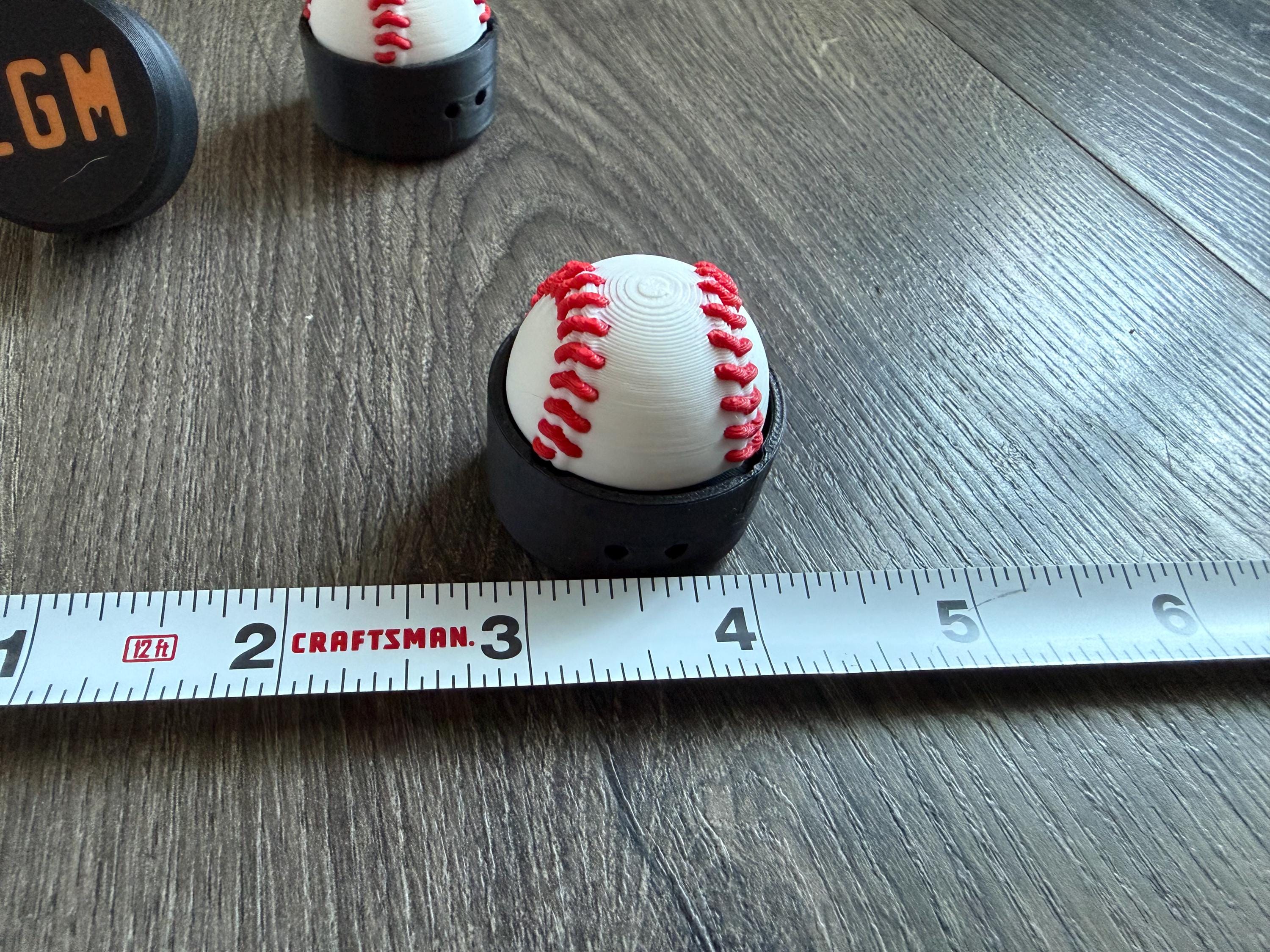 Baseball Fidget Baseball Fidget Clicker | 3D Printed Desk Fidget with Satisfying Click ...
