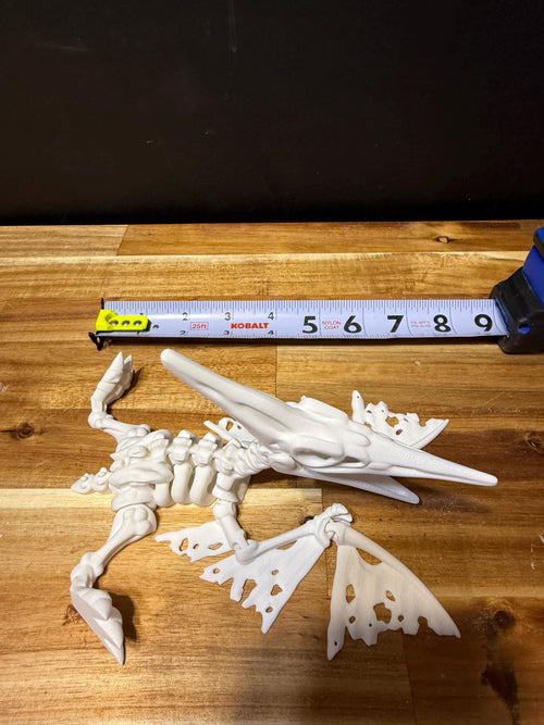 3D Printed Flexi Factory Skeleton Dinosaurs – T-Rex, Pteranodon, Ankylosaurus – Articulated & Poseable