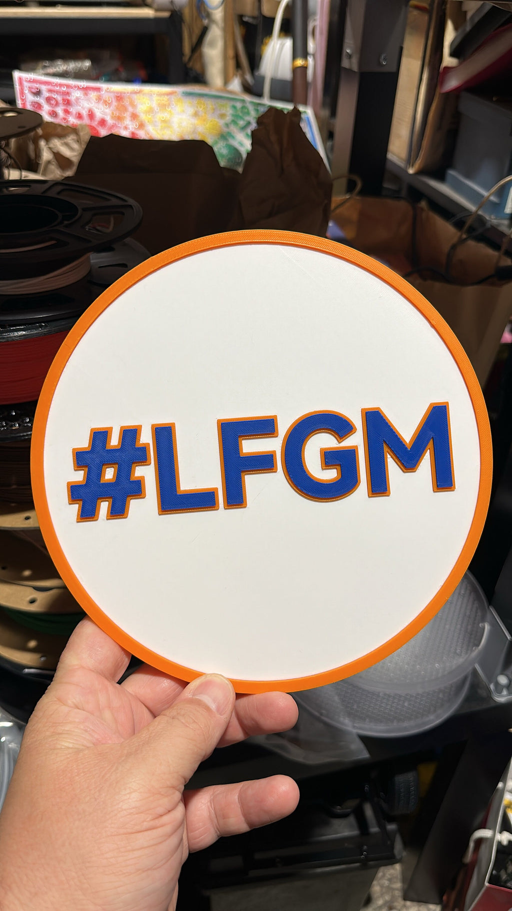 8.5" New York Mets Shea / #LFGM Placques