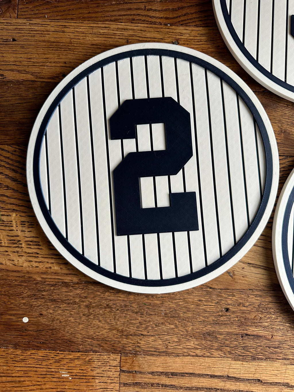 Retired New York Yankees Number Plaques - Mantle | Jeter | Ruth