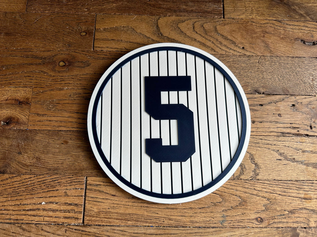Retired New York Yankees Number Plaques - Mantle | Jeter | Ruth