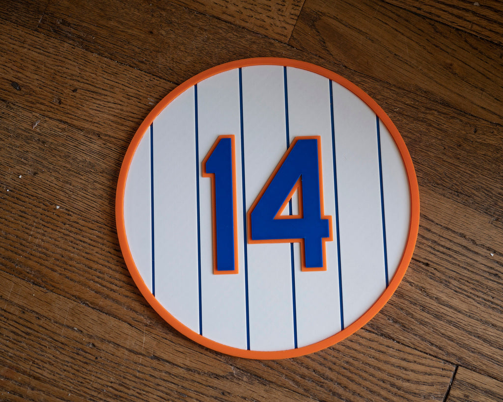 New York Mets Retired Numbers Signs - Includes Wright