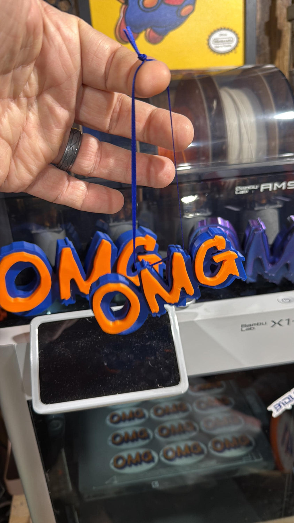 Mets OMG Ornament: 4-Inch 3D Printed Team Spirit Decor