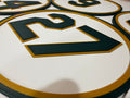 Oakland Baseball Retired Numbers Complete Set | 3D Printed Green &amp; Gold Collection | Full 6-Piece Set