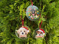 Custom Pet Portrait Ornament | 3.5" Acrylic Christmas Ornament From Your Photo