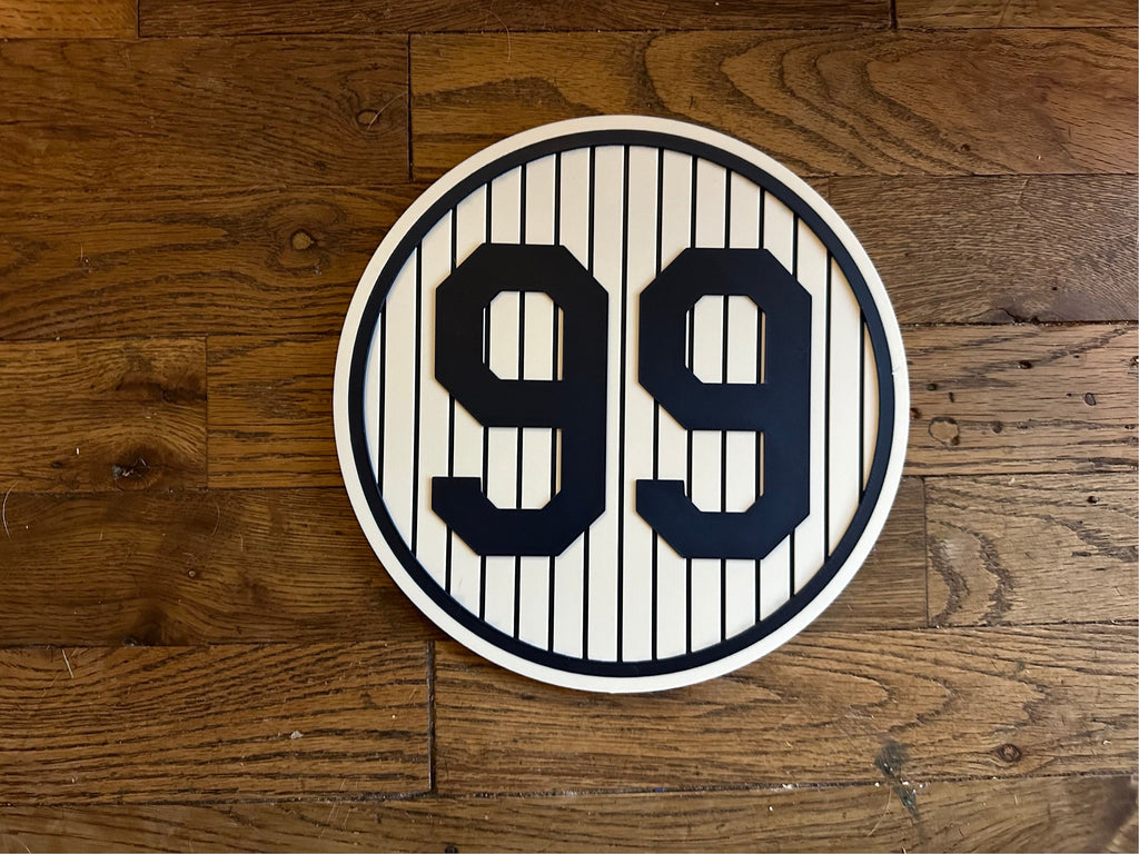 Retired New York Yankees Number Plaques - Mantle | Jeter | Ruth