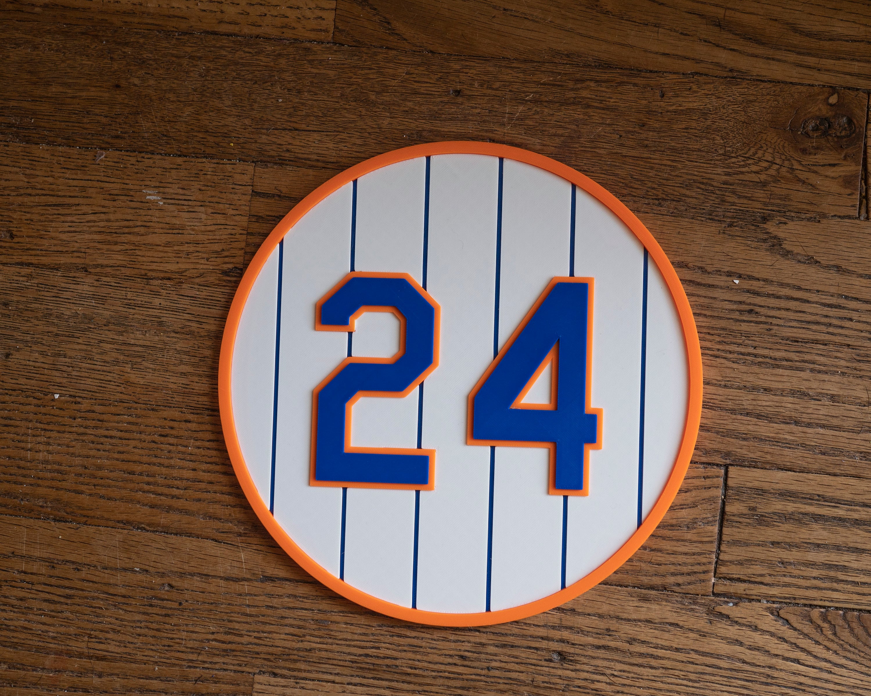 Mets Retired Number Wall Plaques Complete Set – 3D Printed Baseball Decor – Seaver, Piazza, Wright