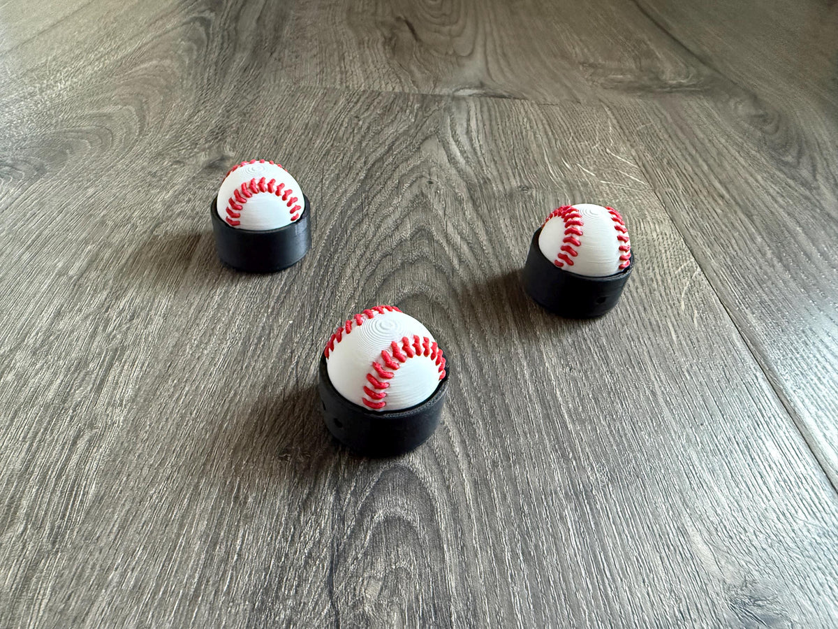 Baseball Fidget Baseball Fidget Clicker | 3D Printed Desk Fidget with Satisfying Click ...