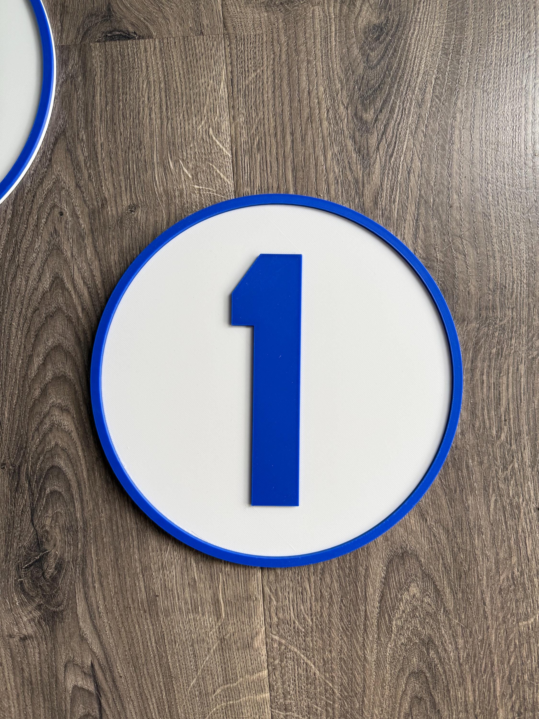 Retired/Active Los Angeles Dodgers Number Plaques Koufax | Lasorda | Valenzuela