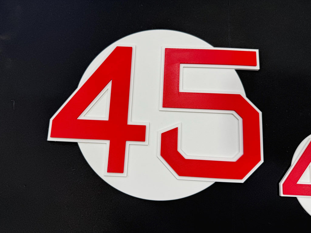 Retired/Active Boston Red Sox Number Plaques Ortiz | Fisk | Martinez