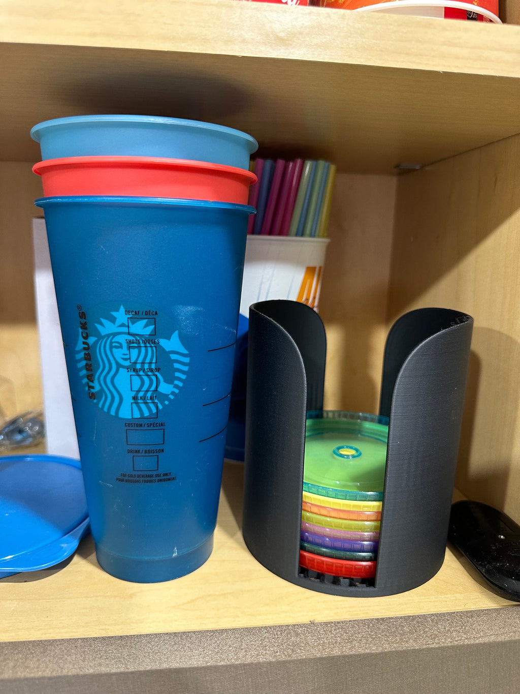 Starbucks To-Go Cup Lids Holder