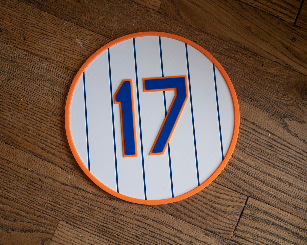New York Mets Retired Numbers Signs - Includes Wright